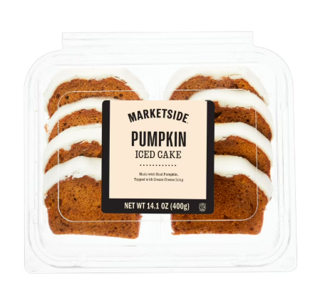 Marketside Iced Pumpkin Sliced Cake, 14.1 oz, 8 Count product-image
