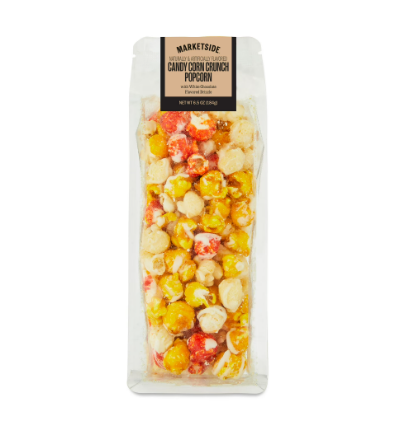 Marketside Candy Corn Crunch Popcorn with White Chocolate Flavored Drizzle, 6.5 oz, Shelf-Stable product-image