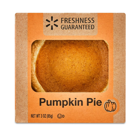 Freshness Guaranteed 4-inch Baked Mini Pumpkin Pie, 3 oz Box product-image