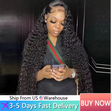 42 Inch Curly wigs Deep Wave Frontal Wig 13x6 Hd Lace Frontal Wig Brazilian Pre Plucked Glueless 13x4 Human Hair Wigs For Women