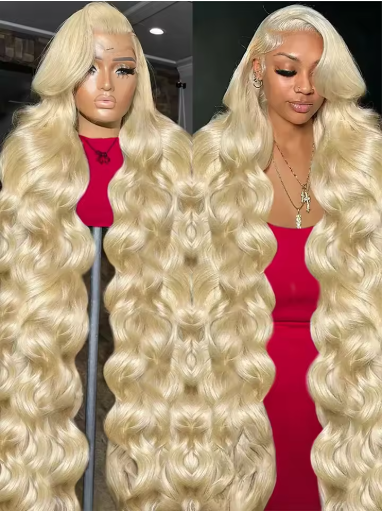 36 40 Inch 613 Honey Blonde Body Wave 250 Density 13x6 HD Lace Front Human Hair Wigs 13x4 HD Lace Frontal Wig for black women