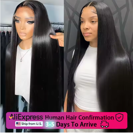 250 Density 13x4 13x6 Transparent Bone Straight 30 40 Inches Lace Front Human Hair Wigs Brazilian Frontal Wigs For Women