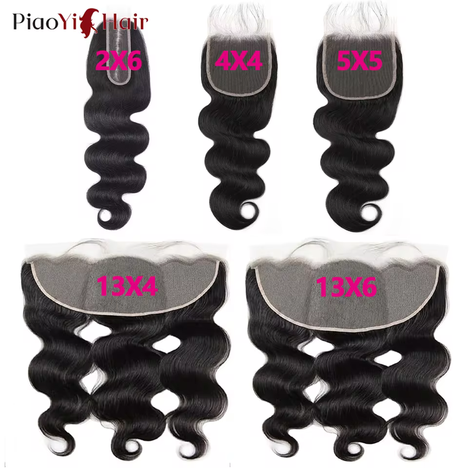 Body Wave 13x6 13X4 HD Lace Frontal Brazilian Human Hair Preplucked 4x4 5x5 Transparent Lace 2x6 Hd Lace Closure Human Hair