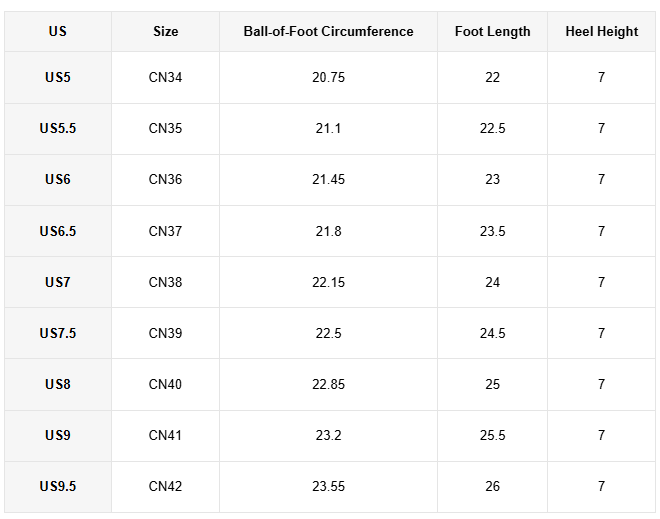 size-chart