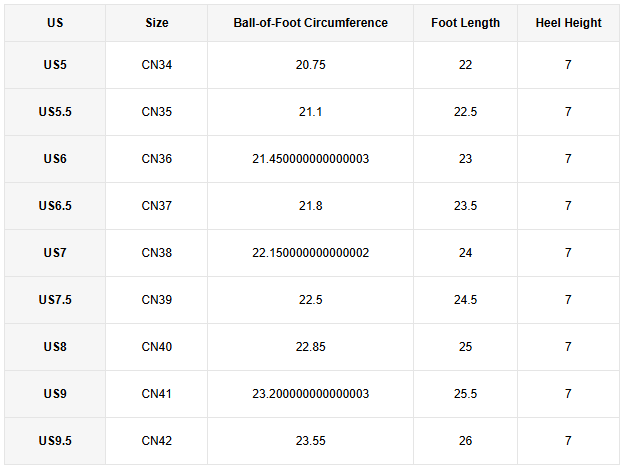 size-chart