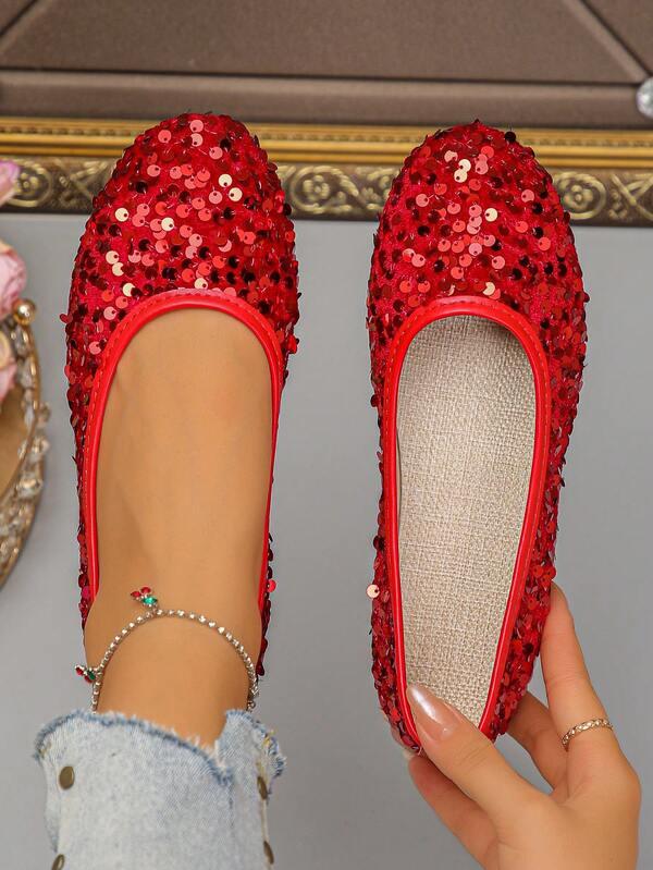 Women's Vintage Slip-On Shoes, Embroidered Hollow Vamp, Rhinestone Flower Decor, Breathable Comfortable Soft Sole