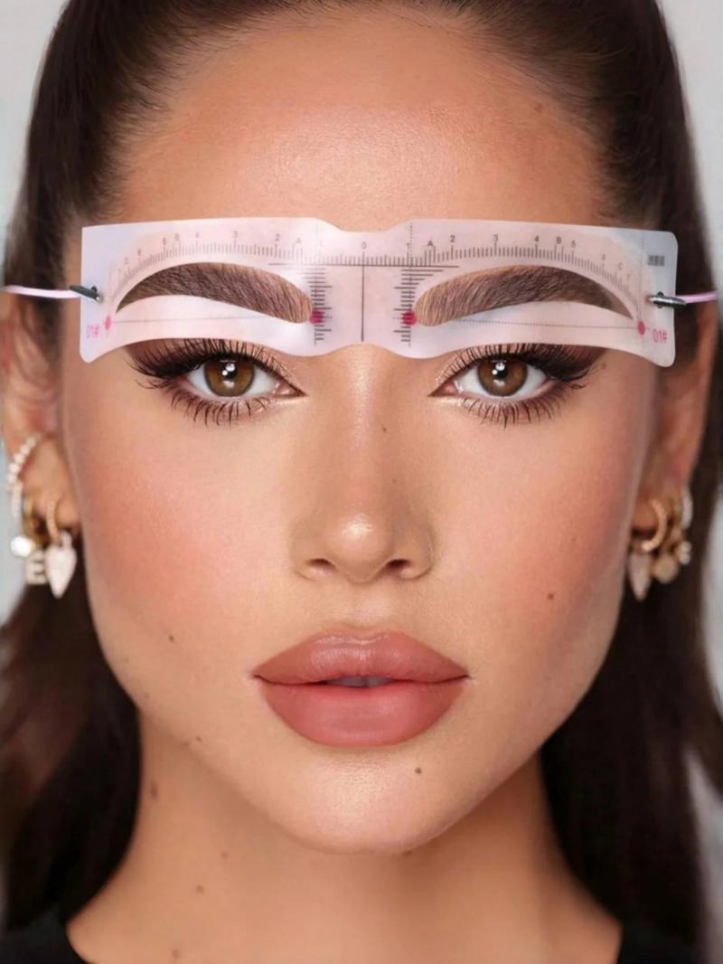 Eyebrow Shaper Template Can Be Reused For Elegant Eyebrow Makeup Tools 6PCS,Summer Style, Back To School Gift,Makeup,Cheap,Room Decor,Vanity,Travel,Bedroom,Makeup Accessories,Cheap,Stocking Stuffers,Makeup,Makeup Tools,Cheap Stuff,Gifts,Gifts For Women,Ch