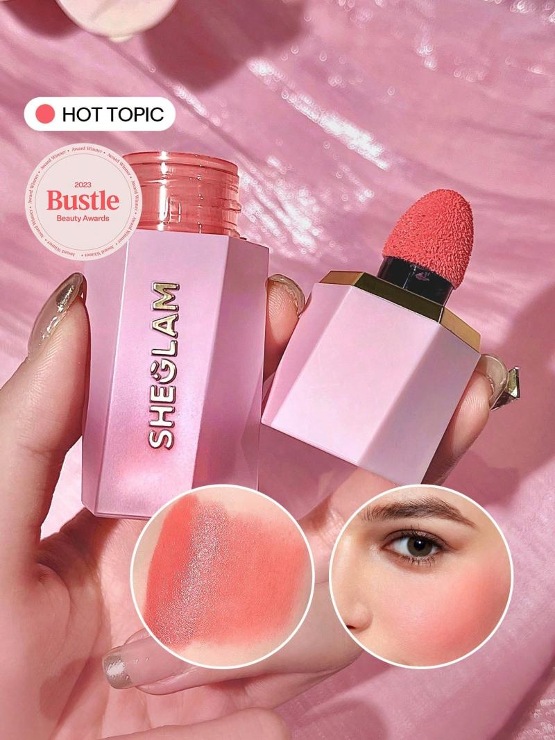 Color Bloom Liquid Blush-Hot Topic Liquid Blush Liquid Waterproof Long Lasting High Pigment Non-Fading Natural Lasting Glow Lightweight Face Makeup Rare Brand Beauty Makeup Face Paint Cosmetic For Women Girls Perfect For Fall Winter Ideal For Y2K Fancy Fa