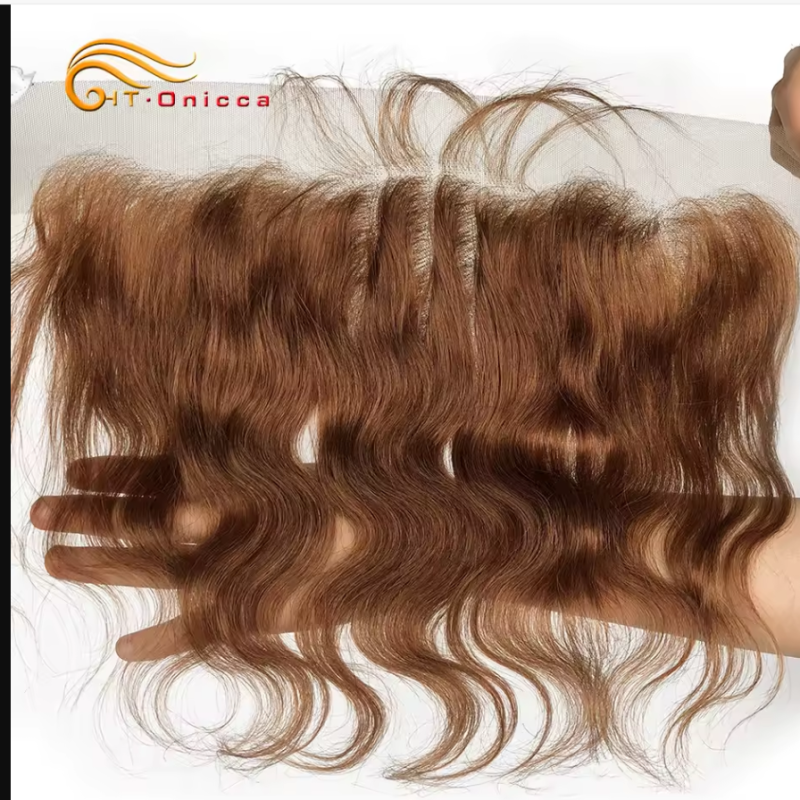 Body Wave Closure 8 Inch Brazilian Human Hair Closure With Baby Hair 4x4 13x4 Lace Closures Frontals Only