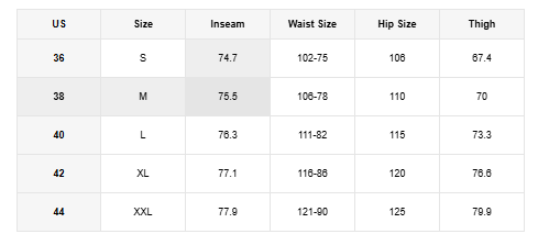size-chart