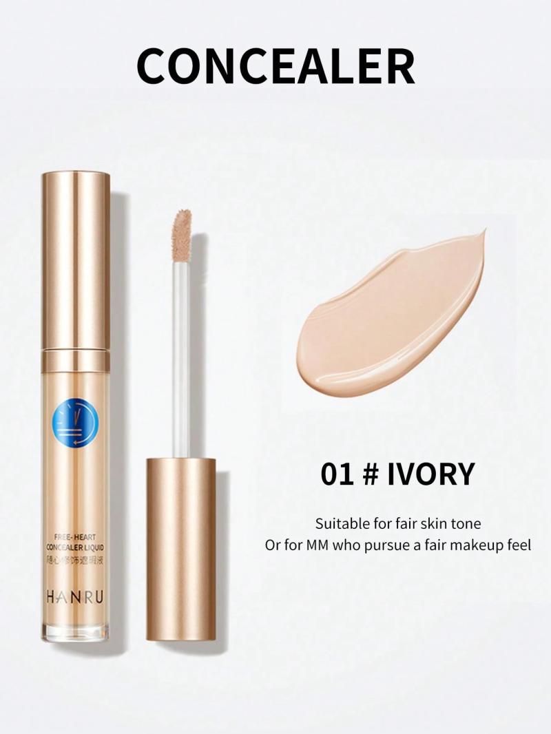 Liquid Concealer,Long-Lasting Liquid Concealer, Even Skin Tone, Create Clean Makeup Non-Removal Liquid Light Weight Concealer