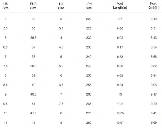 size-chart