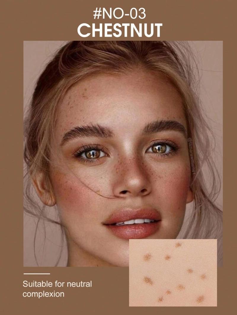 Natural-Looking Freckle Pen Mole Pen Color-Revealing Waterproof Easy Application Face Makeup Freckle Pen Makeup Party & Holiday Everyday Looks Halloween Christmas Fall & Winter Net Content: 1ml Camping Travel Gatherings Fashion Makeup