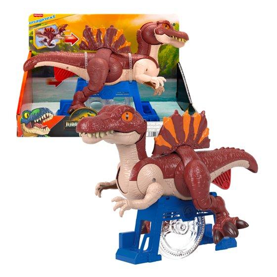 Fisher-Price Imaginext Jurassic World Rebirth Sprinting Spinosaurus Dinosaur Toy with Lunge & Chomp
