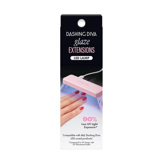 Dashing Diva GLAZE EXTENSIONS LED Lamp, Adjustable LED Curing Gel Nail Lamp