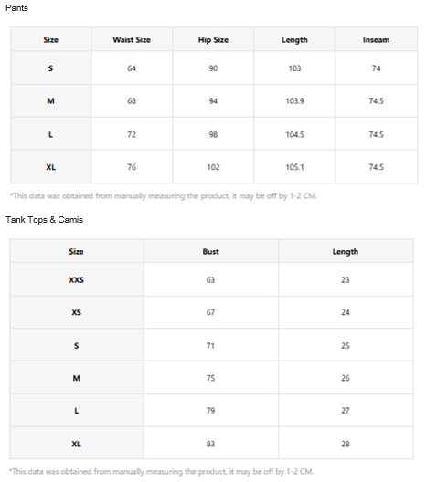 size-chart