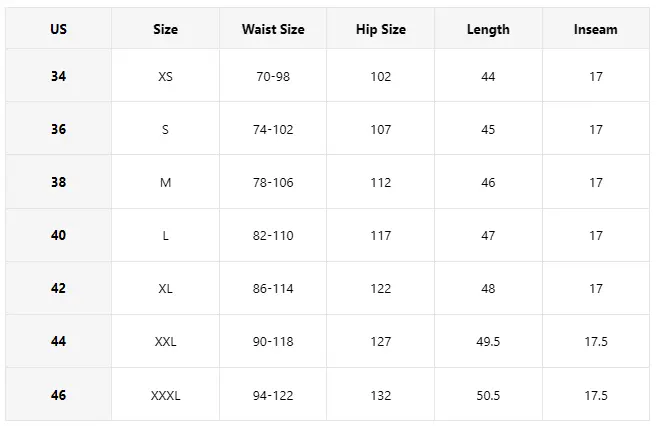 size-chart