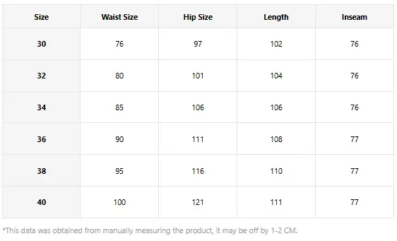 size-chart