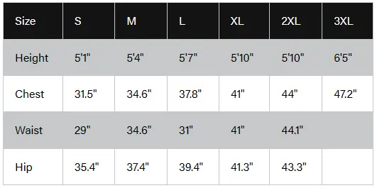 size-chart