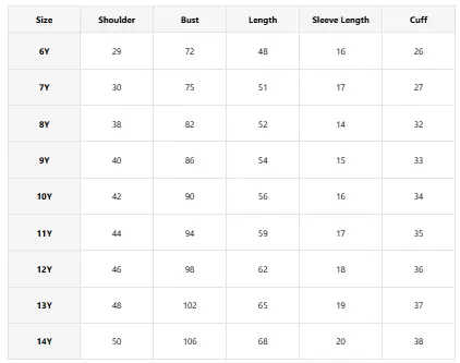 size-chart