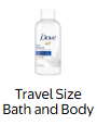 Travel Size Bath and Body
